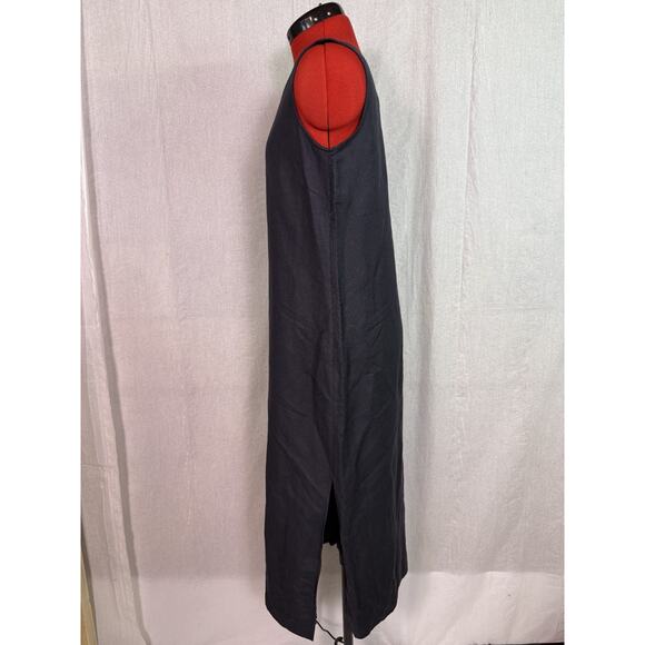 Leslie Fay Dress Womens Medium Petite Black Cover-up Cottagecore Vintage D763 - Picture 6 of 13